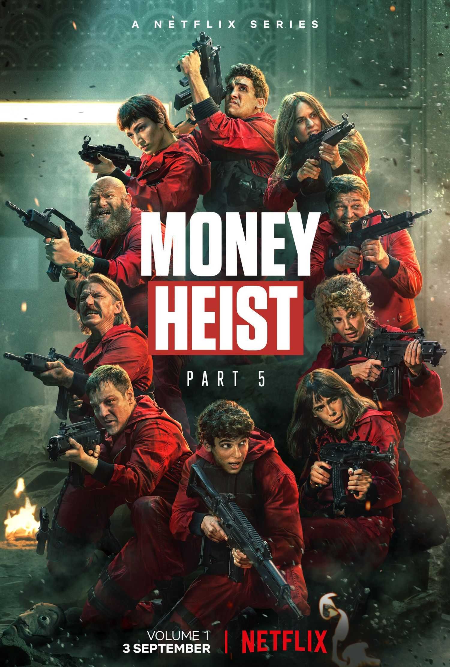 ซีรี่ย์ฝรั่ง - Money Heist Season 5 Part 1 (2021) ทรชนคนปรนโลก ซีซั่น 5 ตอนที่ 1-5 พากย์ไทย